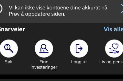 Nedetid hos Nordea