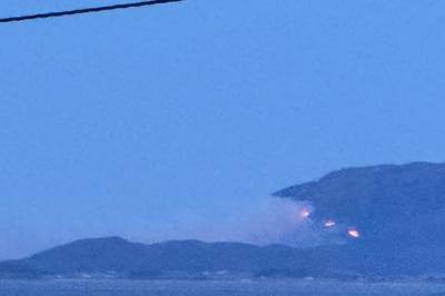 Terreng­brann med spredning på Oksvoll