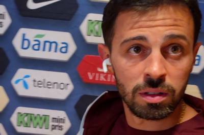 Bernardo Silva svarer om Ødegaard-takling