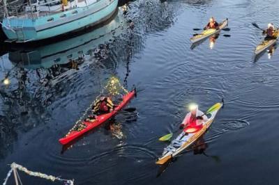 Sta. Lucia i kanalen i Moss