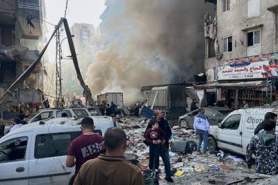 Israel med massivt angrep i Libanon: - Kroppsdeler lå strødd