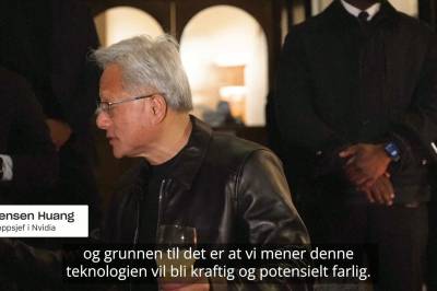 Her ramser Nvidia-sjefen opp landene han mener mangler KI-infrastruktur