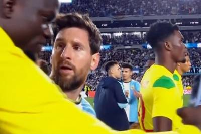 Messi reagerer etter dette