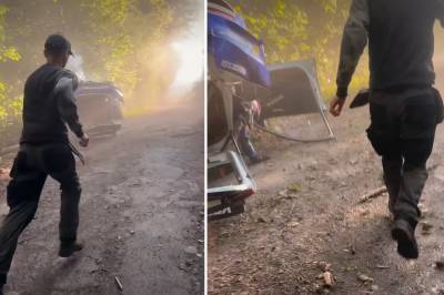 Superstjernens far i skrekkulykke