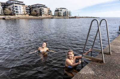 Over 20 grader flere steder: – Bare å nyte