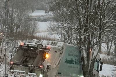 Nå er det glatt på veiene