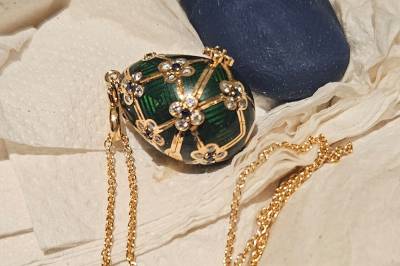 Fabergé-egg kom til rette på naturlig vis etter å ha blitt slukt av tyv