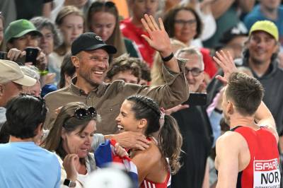 Svindal hyller forloveden Iuel etter historisk EM-gull: – Veldig fortjent