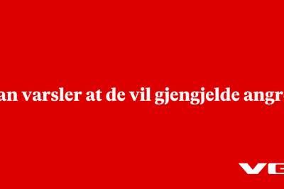 Iran varsler at de vil gjengjelde angrep