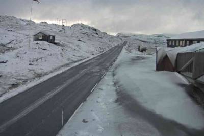 Nå er snøen her