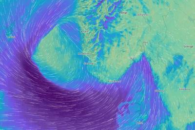 Stormen blir svakere enn antatt