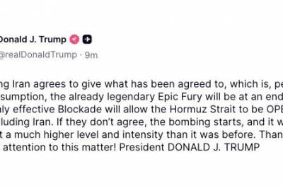 President Trump truer igjen med å bombe Iran