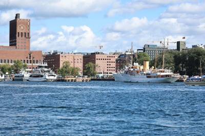 «Dannebrog» har ankommet Oslo