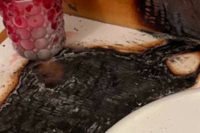 Superstjernen satte full fyr på badet