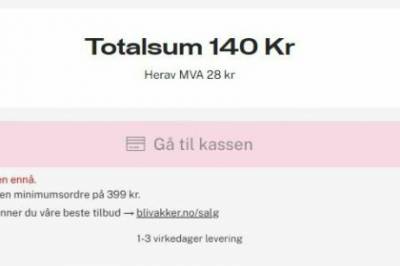 Må betale minst 399 for å handle hos sminkegigant: – Ble sjokkert
