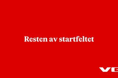 Resten av startfeltet