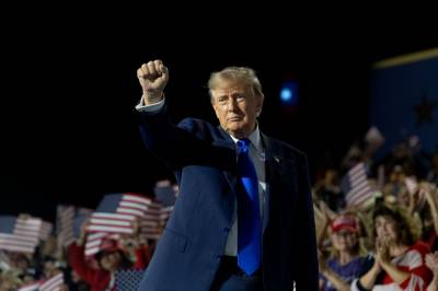 Droppet kongens begravelse: Her taler Trump