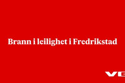 Brann i leilighet i Fredrikstad