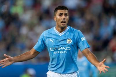 Rodri får 80 000 pund i bot for å ha skjelt ut dommeren under 2-2-kampen mellom Manchester City og Tottenham