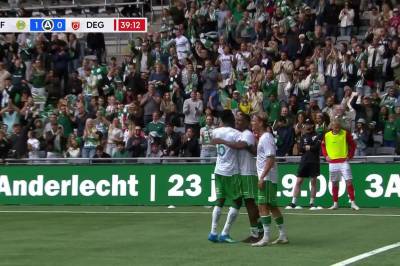 Paulos Abraham setter 1-0 mot Degerfors