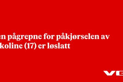 Den pågrepne for påkjørselen av Nikoline (17) er løslatt
