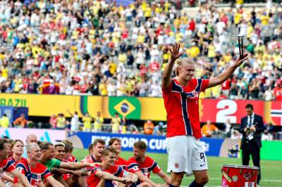Norsk jubel i New Jersey: Slo Brasil igjen!