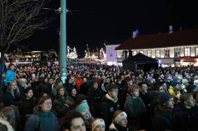 Jubel i sentrum etter 1-0 til Viking