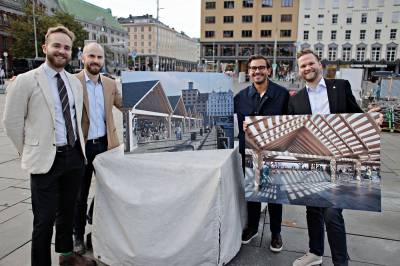 Slik blir det nye Fisketorget. Åpner 1. mai.