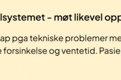 NRK: Journalsystemet nede på alle sykehus i Nord-Norge