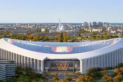 Washington Commanders avduker det første utseendet til det fortsatt navnløse nye NFL-stadionet