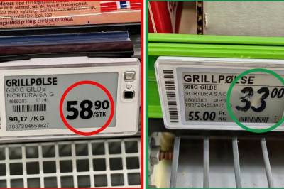 Her koster pølsene 80 prosent mer enn Kiwi-pris