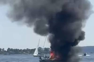 Branndrama og båtkrasj ved Kongen Marina