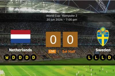 LIVE – Nederland mot Sverige: Kommentar, oppdateringer, mål og statistikk