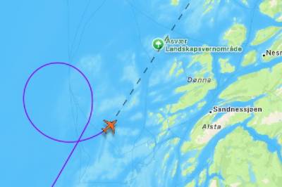Norwegian tok piruett for å se nordlys