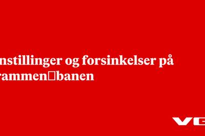 Innstillinger og forsinkelser på Drammen­banen