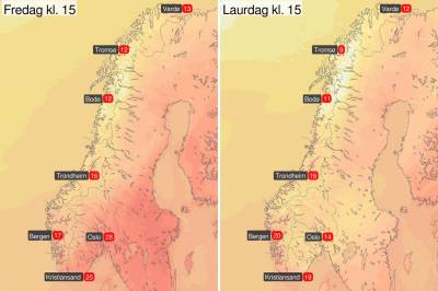 Heten tar helomvending: Kan bli 15 grader kaldere