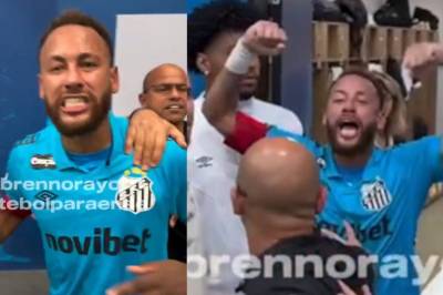 Neymar mister besinnelsen i en skammelig provokasjon mot rivalene i Copa Brazil