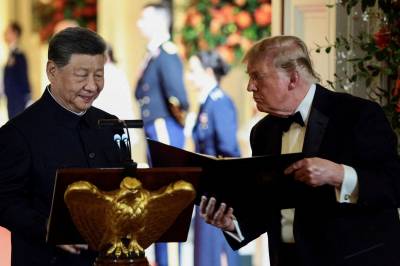 Trump og Xi skjøv problemene foran seg: – Han elsker granitt. Flott møte!