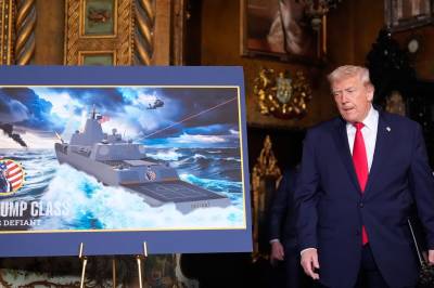 Trump lanserer storstilt bygging av krigsskip