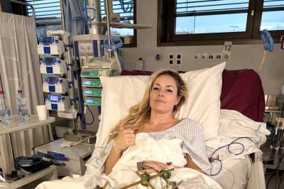 Vonn deler bilde fra sykesengen