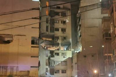 Kraftige angrep i hele Libanon i natt