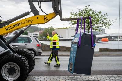 De snakkende søppelbøttene