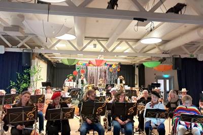 Flott konsert med Kragerø musikkorps