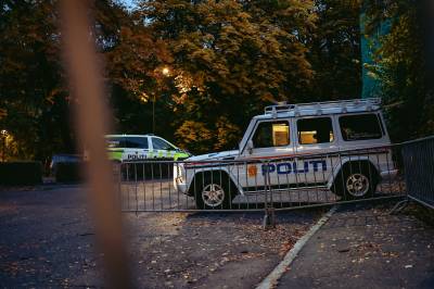 Tre personer ble pågrepet utenfor synagogen i Oslo