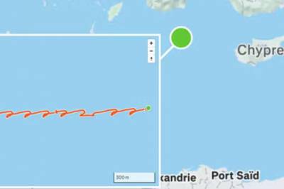 Sporet krigsskip gjennom treningsapp