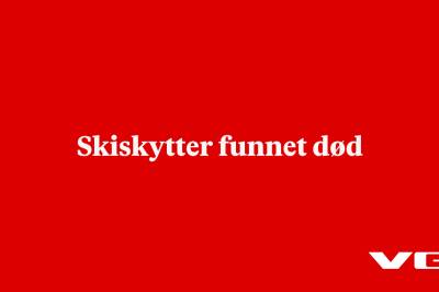 Skiskytter funnet død