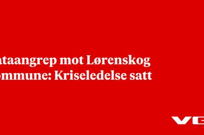 Dataangrep mot Lørenskog kommune: Kriseledelse satt