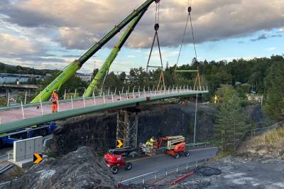 Veiarbeid på E18 i Bærum: Åpner tidligere enn planlagt