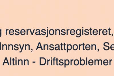Problemer hos Digdir: Påvirker blant annet ID-porten og Altinn