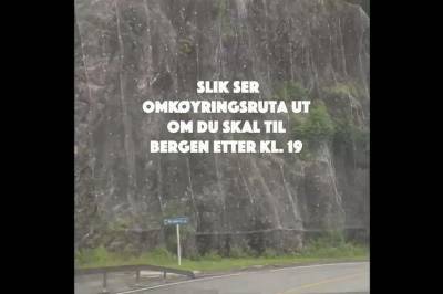 Slik kjem du deg til byn når rampen er stengd